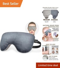 Lavender Moist Heat Eye Mask - A Gentle Approach to Dry Eyes  Tension Relief