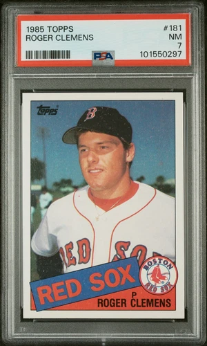 1985 Topps #181 Roger Clemens PSA 7