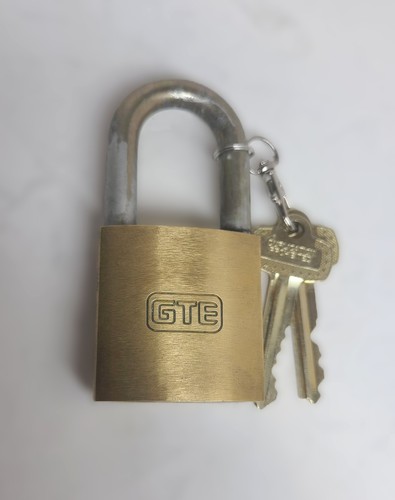 Vintage BEST Padlock GTE Logo Telephone Logo Lock with 2 Keys - Collectible