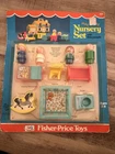 1972 Vintage Fisher-Price Little People Nursery Set