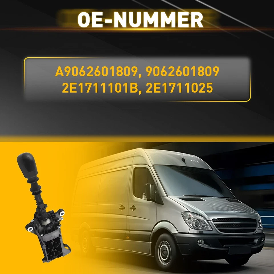 6-Gang Schaltknauf Knauf Schaltstange für Mercedes Sprinter W906 / VW Crafter - Bild 2 von 4