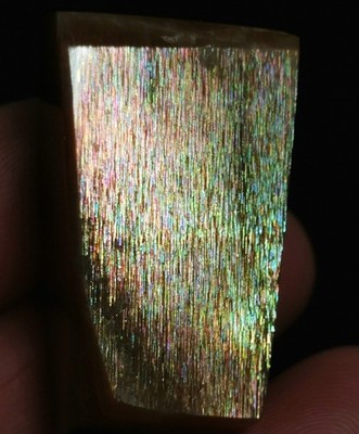 Raw Natural Golden Rainbow Lattice Sunstone Freeform Reiki Stone Healing