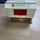 Vintage 1968 Fisher Price Family Barn Only Little People Play Barn w/ Moo Sound