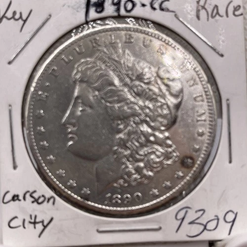 1890 CC Morgan Silver Dollar XF Extra Fine Carson City Mint Nice Details