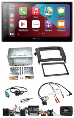Pioneer USB Lenkrad DAB 2DIN Bluetooth Autoradio für Mercedes A- B-Klasse W169 T - Bild 1 von 4