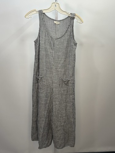 New Max Women’s Studio Striped Jumpsuit Romper, Size Small. 2T