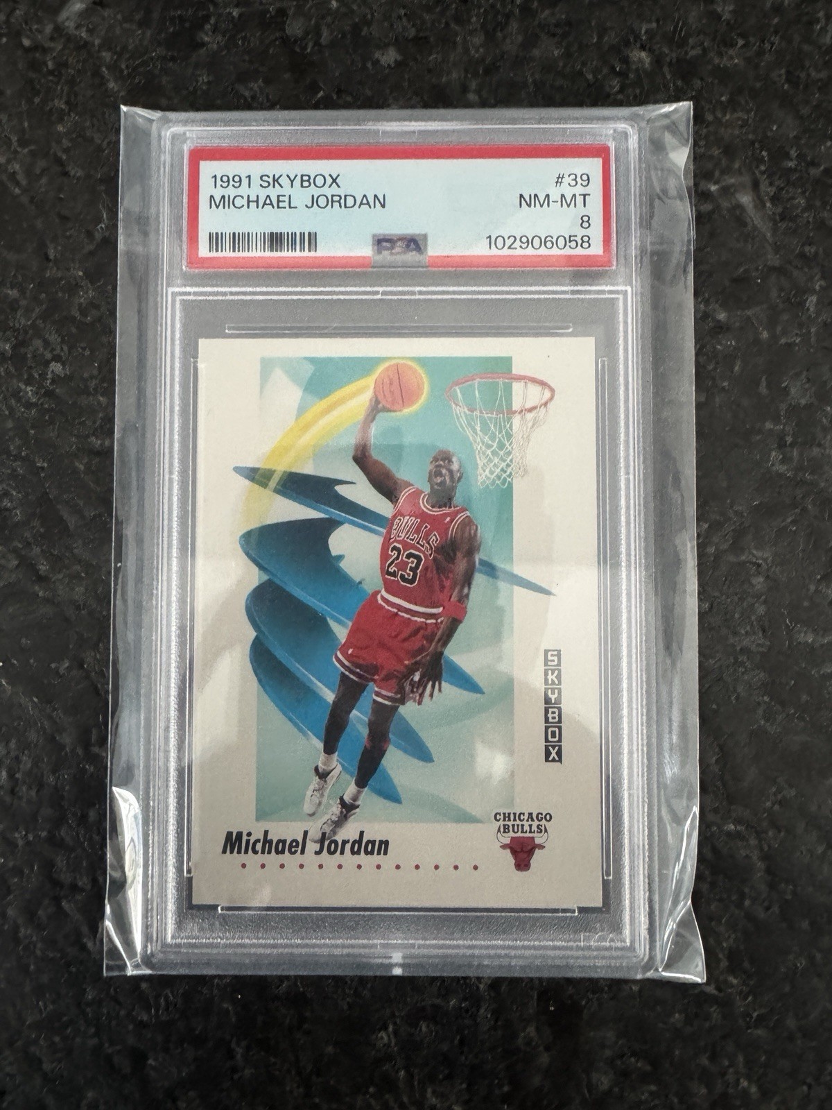 1991 Skybox #39 Michael Jordan PSA 8 NM-MT Chicago Bulls GOAT 🔥🔥