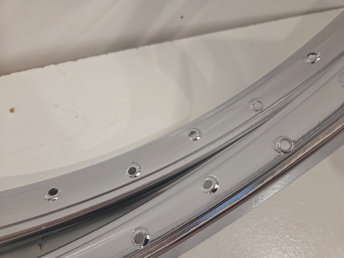 Araya 7x Show Chrome 24 inch x 1.75 Old School 80's BMX Rims | eBay
