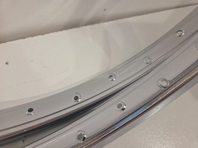 Araya 7x Show Chrome 24 inch x 1.75 Old School 80's BMX Rims | eBay