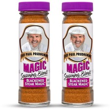 Chef Paul Blackened Steak Magic Seasoning, 1.8 oz, 2 Pack, Gluten-Free
