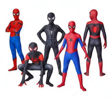 Kids Fancy Dress Spiderman Boy Suit Mask Fancy Dress Carnival Mardi Gras