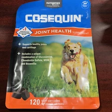 COSEQUIN DS JOINT HEALTH SUPPLEMENT PROF. LINE MAX STRENGTH 120 CHEWS