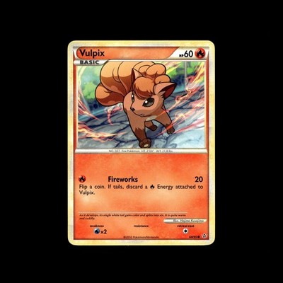 Vulpix Ninetales Pokemon Card! Holo/Reverse Holo EX V Rare Full Art LP/NM Cards!