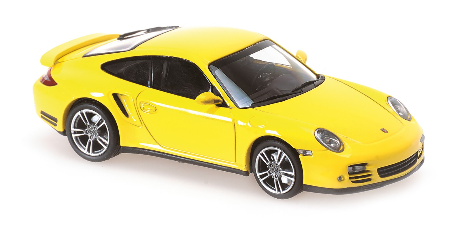 MINICHAMPS 940069010 1:43 PORSCHE 911 TURBO - 2009 - YELLOW - MAXICHAMPS