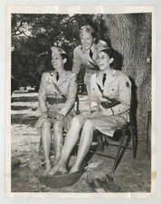 Mujer Ambulancia Defense Corp 1942 Mujer Guerra WAC WAAC WWII Foto J15263