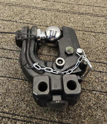 Pintle Hook E762 Durable Trailer Hitch Receiver Hook Combination Hitch Ball