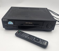 Sony SLV-679HF 4-Head Hi-Fi Stereo VHS VCR Player Record Parts or Repair READ