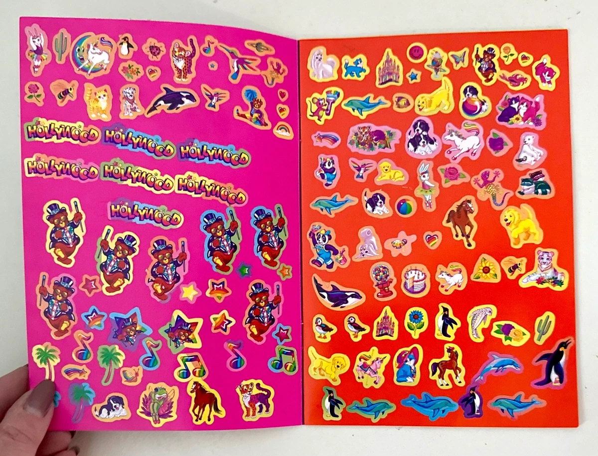 Vintage 90s Lisa Frank My Sticker Collection Gumball Book Album w/Stickers