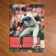 Topps Stadium Club 1992 Members Choice Nolan Ryan #605 Texas Rangers Card
