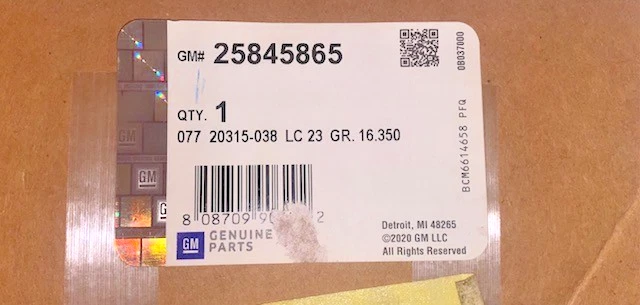 GM H2 HUMMER 2003-2009 MANIJA DE PUERTA LATERAL TRASERA EXTERIOR, NÚMERO DE PIEZA 25845865 Foto 3 de 4
