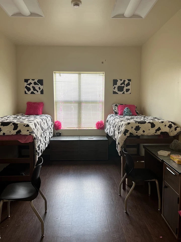 Juego de edredones con estampado de vaca RMFWHKH blanco y negro tamaño doble Foto 2 de 4