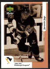 1999 Jaromir Jagr Upper Deck Hockey McDonald Retro The Rookie Years McD-6R
