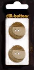Dill Buttons ~ (1033) - 7/8" - 2 ct