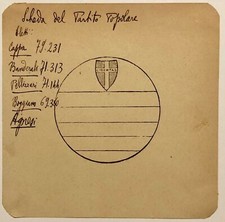 Elezioni Politiche 1921 Scheda Elettorale Partito Popolare 5 eletti