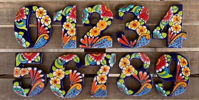 Talavera 6'' House Numbers