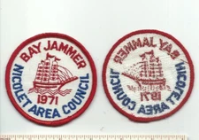 EC SCOUT BSA 1971 NICOLET AREA COUNCIL BAY JAMMER SAILING SHIP MERGED WISCONSIN