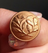 N0704 bouton d'uniforme de préfet 21mm doré cuivré  militaire militaria grade