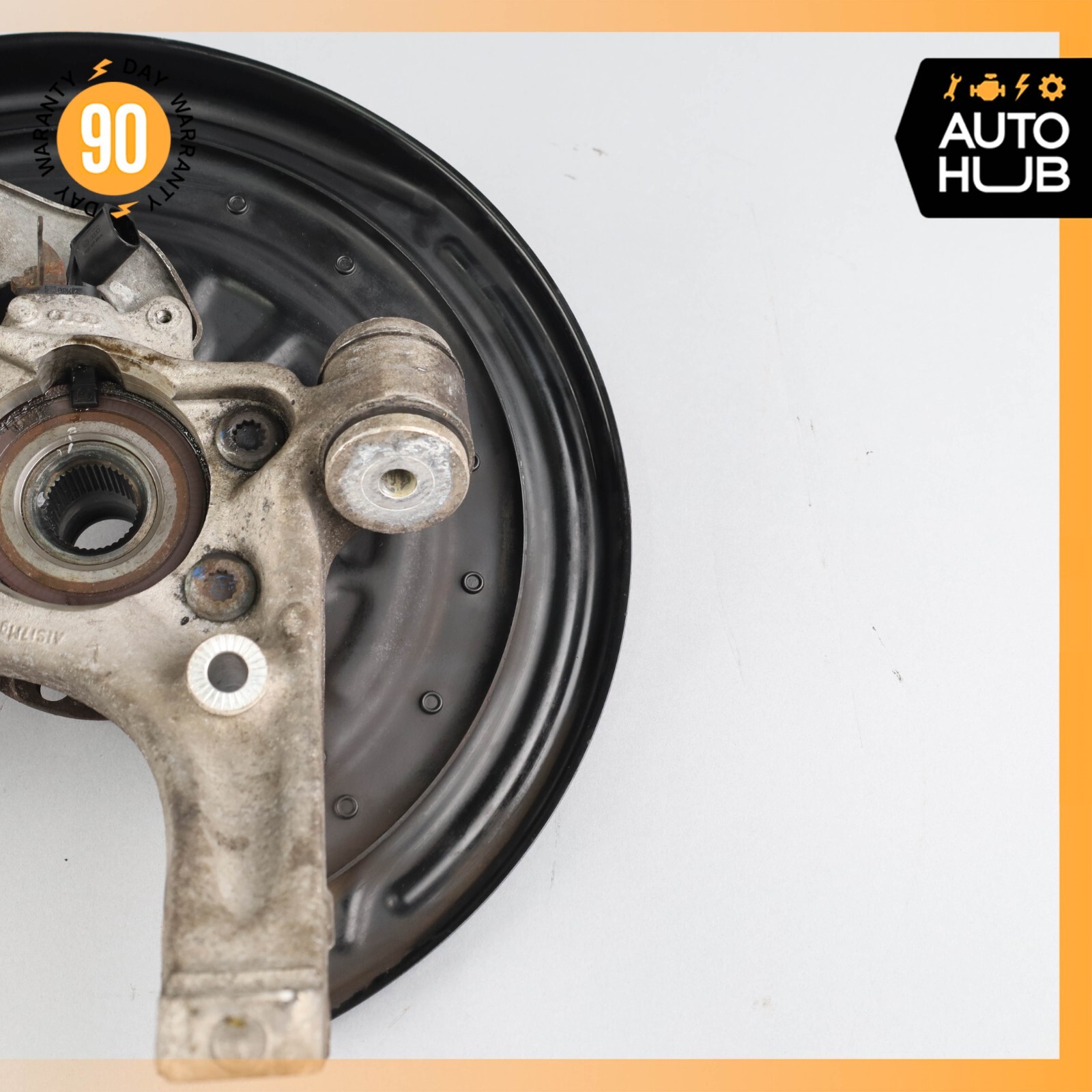 03-13 Bentley Continental Flying Spur Rear Left Side Spindle Knuckle Hub OEM 78k