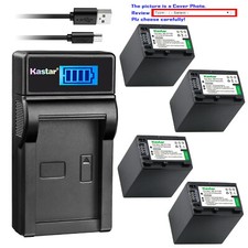 Kastar Battery LCD Charger for Sony NP-FV100 Sony HDR-CX610E HDR-CX675 HDR-CX690