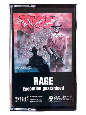 Rage - Execution Guaranteed - Cassette Tape N0077 - Noise International 1987