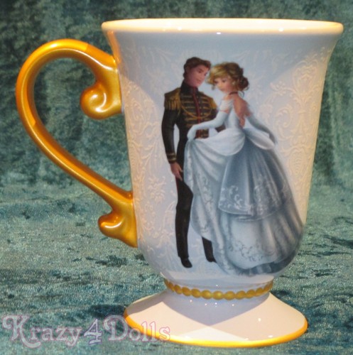 Disney Designer Fairytale Doll Collection Princess Cinderella And Prince Mug - Picture 2 of 2
