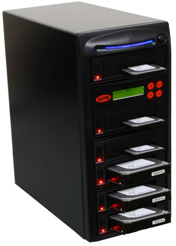 Systor 1:5 SATA 2.5" 3.5" SSD HDD Hard Drive Duplicator & Sanitizer - 18GB/Min