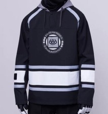 686 Waterproof Slapshot Hoody (L) Black Colorblock M3WN131-BLCB