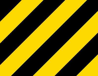 #ad #ad 9in x 7in Yellow and Black Warning Vinyl Sticker Sheet Caution D $10.99