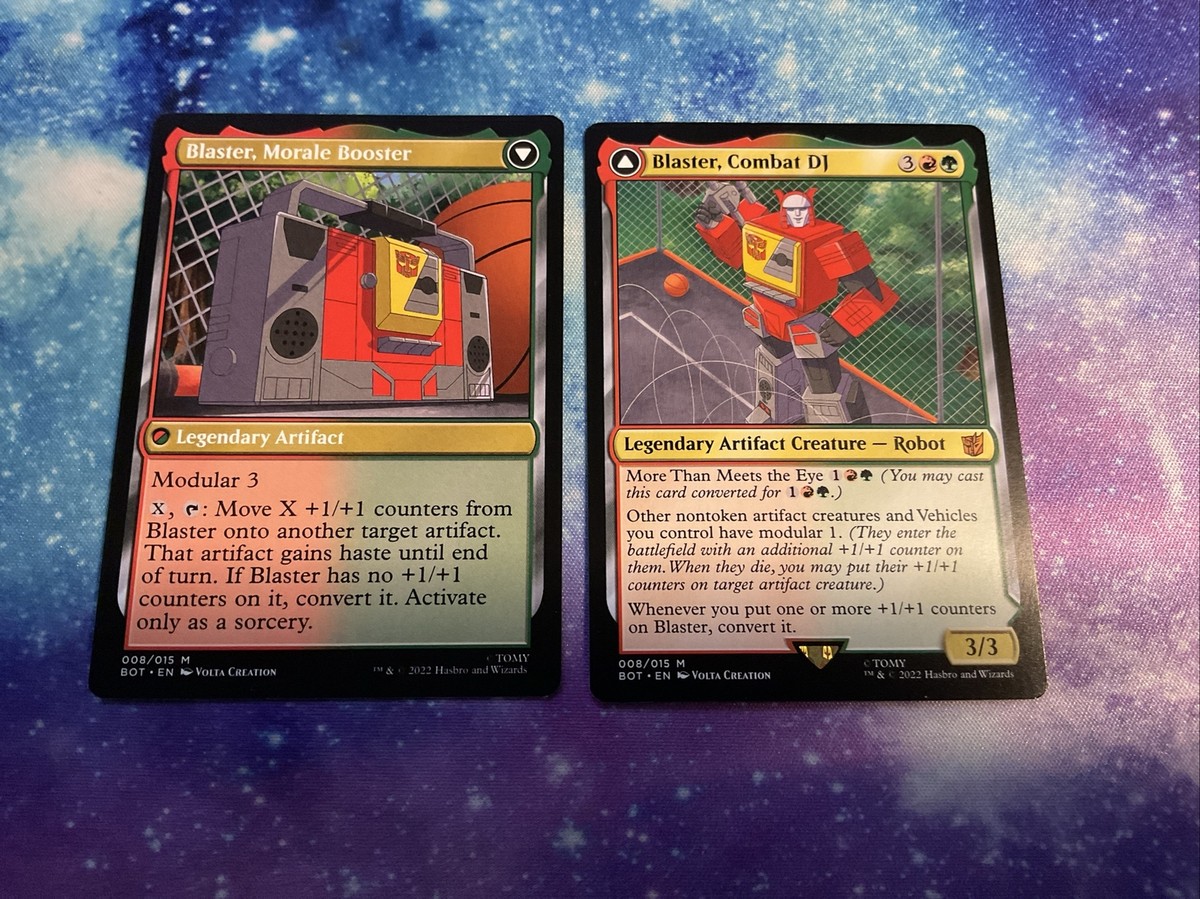 MTG Blaster, Combat DJ Blaster, Morale Booster Transformers 008/015  Regular... | eBay