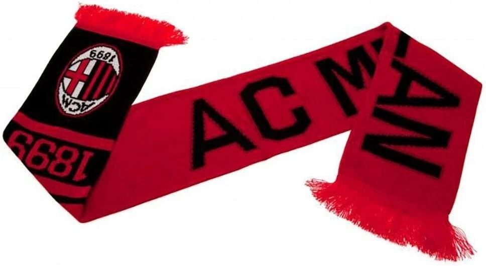 Écharpe Football AC Milan Vintage 2000s