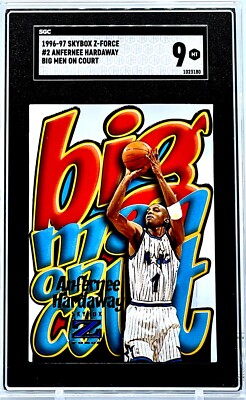 1996-97 Skybox Z Force - Big Men on Court Anfernee Hardaway #2 for