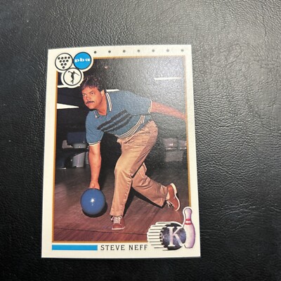 Jb16 PBA Pro Bowlers KingPin Bowling 1990 #97 Steve Neff