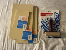 Speedball Speedy-Cut 3 Carving Blocks & 4" Soft Rubber Brayer Set Printmaking