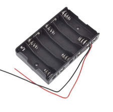 3 1.5V AA 2A CELL Battery Batteries Holder Storage Box Case With Lead Wire