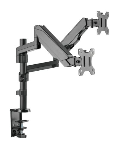Dual la presión del gas monitor brazo orientable doble soporte mesa 2x8kg Office-gs425