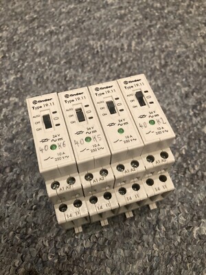 FINDER Type 19.11 24V 10A Off / On Relais