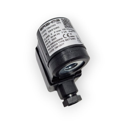 BOBINA PER ELETTRO VALVOLA GAS BRAHMA E8S 220V BE7* 13647003 18812077 SOLENOIDE - Foto 2 di 2