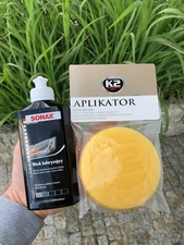 Sonax Polish Wax Color Nano Pro 250 Ml Black Applicator Pad