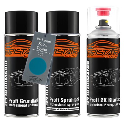 Autolack 2K Spraydosen Set für Lexus Scion Toyota 767 Turquoise Perl Metallic