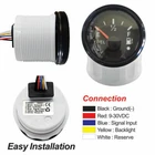 2'' 52mm Universal Fuel Level Gauge 240-33ohms/0-190ohms For Car Marine US STOCK